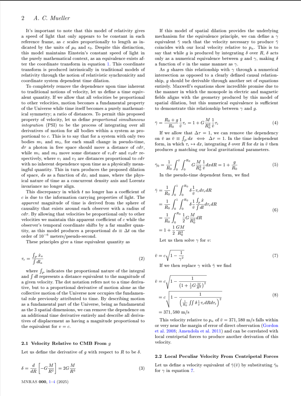 On the gravitational nature of time - page 2