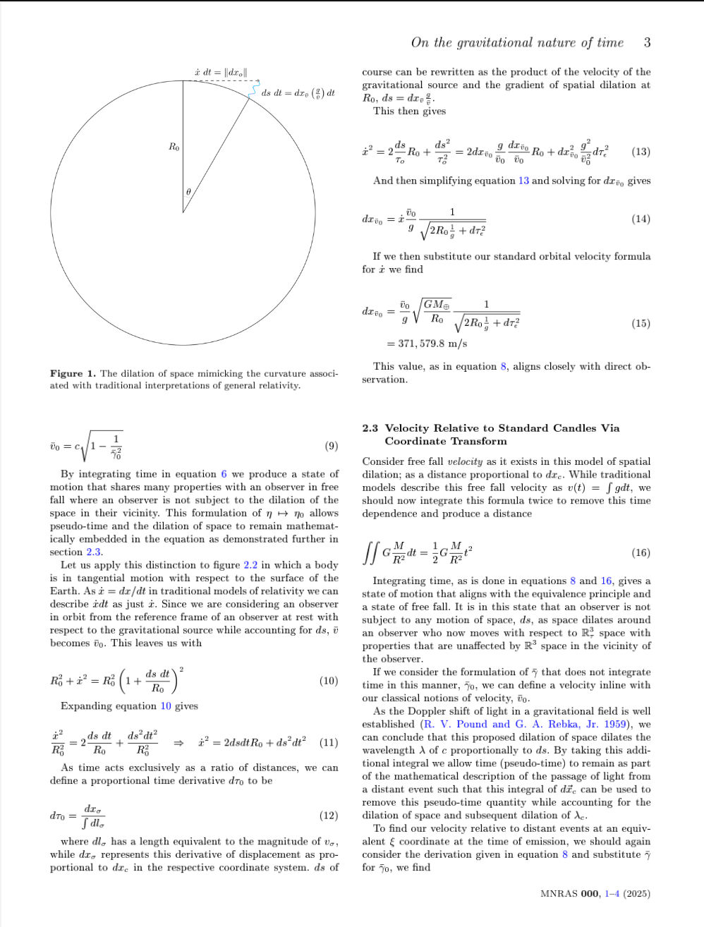 On the gravitational nature of time - page 3